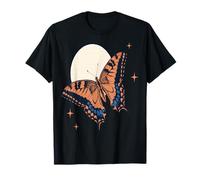 Swallowtail Butterfly Moon Vintage Camiseta