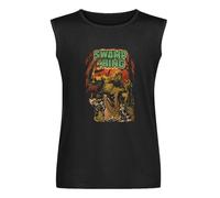 Swamp Thing Movie Louis Jourdan Ray Wise Sleeveless T-Shirt Man's Fashion Cotton Black Vest Tank Clothes, Negro , 3XL