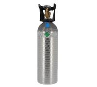 Swan Cilindro Co2 4 kg de aluminio completo recargable con válvula residual colocada para gasado de alimentos