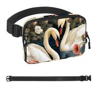 Swan - Cinturón de entrenamiento para teléfono, dinero, pasaporte, tarjeta bancaria, ajustable, para mujeres y hombres, bolsa para corredores, Multicolor 05, 1.5x9.0x5.9in/4x23x15cm