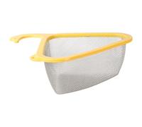 Swan Drain Basket, Triangular Sink Strainer, Multifunctional Quick Drown Mesh with Faucet Clip Design, 10.4 Inches Compact Food Waste Catcher for Kitchen Cleaning, and Dish Washing