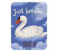 Swan Just Breathe - Mini báscula impermeable para alimentos de 11 libras/0 18 onzas, 5 kg/5 g, báscula digital de peso en gramos con 4 unidades para espresso espresso (pilas no incluidas)