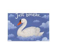 Swan Just Breathe - Rompecabezas de madera duro, imposible, difícil, desafiante, familiar, 500 piezas