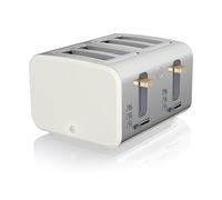 Swan ST14620WHTN - Tostador (4 rebanada(s), Blanco, Acero inoxidable, 1500 W, 330 mm, 290 mm)