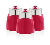 Swan SWKA1024RN Retro - Juego de 3 botes, color rojo