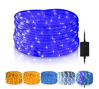 SWANEW Manguera LED Exterior, 20m Tubo LED Impermeable, Led Manguera de Luces, LED Luces de Tira con Enchufe, para Iluminación Jardín-Azul