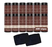 Swanky Leather Wipes - Leather Cleaner and Conditioner for Purses, Shoes, Furniture Polish & Car Seats, Prevents Fading & Cracking, Restores Softness & Shine - Canister, 600 Count