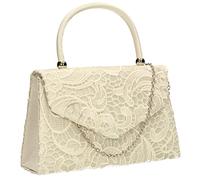 Swanky Swans - Jena, Carteras de mano Mujer, Off-White (Ivory), 6.5x16x24 cm (W x H L)