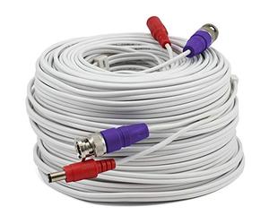 Swann Cable de extensión de seguridad de 60 m con conectores BNC y clasificación UL para cámaras y sistemas de seguridad DVR