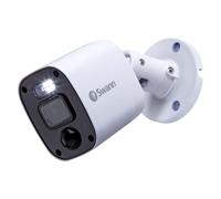 Swann Cámara Bala de luz Intermitente DVR Adicional con Foco de Sensor, Video 1080P, diseño Interior o Exterior, visión Nocturna a Color del anochecer al Amanecer, más detección Real de Calor,