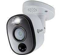 Swann Cámara de Seguridad para Interiores y Exteriores, 4 K Ultra HD, detección de Calor y Movimiento con Sensor de luz de Advertencia, Cable BNC, Add to DVR, SWPRO-4KWLB