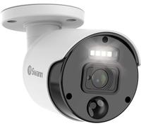 Swann NVR - Cámara de seguridad adicional para grabadoras CCTV PoE NVR con cable, video 4K Ultra HD, vigilancia en interiores y exteriores, luces de sensor, visión nocturna a color, detección de calor