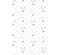 Swans and Polka Dots Notebook: A Lined Notebook Journal for Writing, Notes & Journaling | Elegant Pink Swan Design, 120 Pages, 6x9