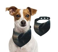 Swans on the Lake - Pañuelos de doble cara para perros, bufanda reversible de algodón para perros pequeños y grandes, accesorios de impresión única para cachorros