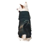 Swans On The Lake - Sudadera con capucha para perros pequeños, suaves y transpirables, ropa para mascotas pequeñas