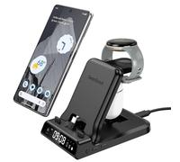 SwanScout 701G 3 en 1 Estación de Carga para Google, 25W Rápida Cargador de Carga para Google Pixel Watch, Google Pixel 9 Pro/9 Pro XL/9/8a/8/8 Pro/7a/7/7 Pro/6/6 Pro/5/4/3/XL, Pixel Buds Pro/Buds.