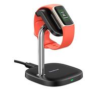 SwanScout Watch Cargador para Fitbit Charge 6, Soporte de Cargador Rápida Magnética para Fitbit Charge 6/Charge 5/Luxe, SwanScout 505FC