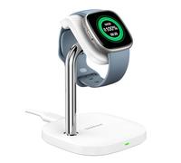 SwanScout Watch Cargador para Fitbit Versa 4/Versa 3/Sense 2/Sense, Soporte de Cargador Rápida Magnética para Fitbit Versa 4/Fitbit Versa 3/Fitbit Sense 2/Fitbit Sense, SwanScout 505FB (Blanco)