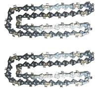 SWANSOFT 2 Piezas de Cadena de Repuesto para Mini Motosierra de 8 Pulgadas, Cadena para Motosierra de Batería - Cadena de Acero al Carbono para Motosierra Eléctrica Portátil CS-2