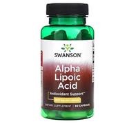 Swanson Ácido Alfa Lipoico 600mg - Suplemento Antioxidante para Metabolismo Energético y Salud Celular - 60 Cápsulas