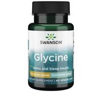 Swanson AjiPure Glicina 500 mg - 60 cápsulas