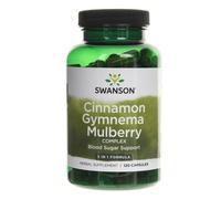 Swanson Canela, Gymnema, Mulberry Complex - 120 Cápsulas