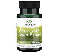 Swanson, Chamomille Flower Extract (Extracto de Flor de Manzanilla), 500mg, Alta Dosificación, 60 Cápsulas, Testado en Laboratorio, Sin Soja, Sin Gluten, No GMO