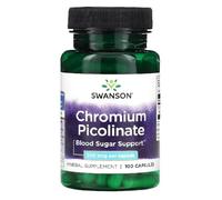 Swanson - CHROMIUM PICOLINATE 200 mcg | Apoya el metabolismo y el bienestar general - 100 cápsulas