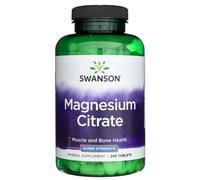 Swanson Citrato de Magnesio Super Fuerte - 240 Comprimidos