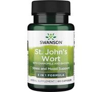 Swanson - Complejo triple de hierba de San Juan, 60 cápsulas