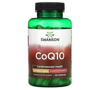 Swanson CoQ10 200mg - Suplemento Antioxidante para Salud Cardiovascular y Energía Celular - 90 Cápsulas Blandas de Alta Absorción
