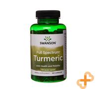 SWANSON Cúrcuma 720 mg 100 Cápsulas Salud Articulaciones Movilidad Suplemento