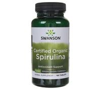 Swanson Espirulina Orgánica Certificada 500 mg - 180 Tabletas