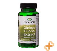 Swanson Extracto De Ginkgo Biloba Para Salud Cognitiva 120 Cápsulas