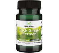 Swanson, extracto de jengibre negro, 100 mg, 30 vegetales. Cápsulas - envío r...