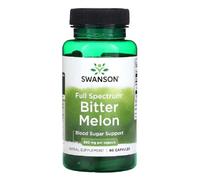Swanson - Full Spectrum Bitter Melon 500mg | Bitter Melón Cápsulas | Apoyo para Niveles Saludables de Azúcar en Sangre y Digestión - 60 Cápsulas