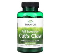 Swanson - Full Spectrum Cat's Claw 500mg | Uña de Gato | Antioxidantes herbales de alta potencia, apoyo articular y digestivo - 100 cápsulas