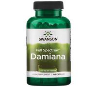 Damiana Full Spectrum Swanson, 510 mg (100 cápsulas)