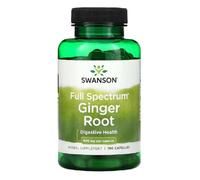 Swanson - Full Spectrum® Ginger Root 540 mg | Raíz de Jengibre Cápsulas | Apoyo a la salud digestiva - 100 Cápsulas