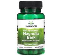 Swanson - Full Spectrum Magnolia Bark 400 mg | Relajación y bienestar naturales - 60 cápsulas