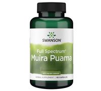 Swanson, Full Spectrum Muira Puama, 400mg, 90 Cápsulas, Testado en Laboratorio, Sin Soja, Sin Gluten, Sin OGM