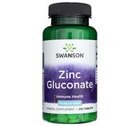 Swanson Gluconato de Zinc 30 mg - 250 Tabletas