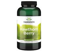 Swanson, Hawthorn Berry (Baya de Espino), 565mg, 250 Cápsulas, Alta Dosis, Probado en Laboratorio, Sin Soja, Sin Gluten, No GMO