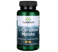 Swanson L-Citrulline Malate 750mg 60 Cápsulas Suplemento Alimenticio