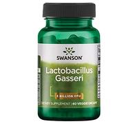 Swanson, Lactobacillus Gasseri, 3 Billones de Cultivos de Bacterias, 60 Cápsulas, Probado en Laboratorio, Sin Soja, Sin Gluten, No GMO