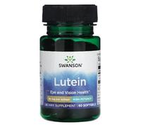 Swanson - LUTEIN ESTERS 20 mg | Luteína para el Soporte de los Ojos | Potente Acción Antioxidante - 60 Cápsulas