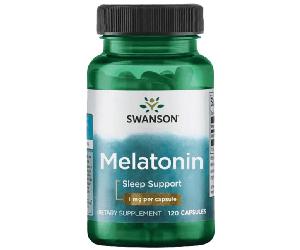 Swanson Melatonina 1mg 120 Cápsulas