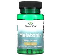 Swanson Melatonina 1mg - Suplemento para Sueño de Calidad y Regulación del Ciclo Circadiano - 120 Cápsulas