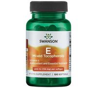 Swanson - Mezcla de Vitamina E 200 IU, 100 cápsulas blandas