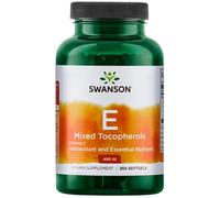 Swanson - Mezcla de Vitamina E 400 IU, 250 cápsulas blandas